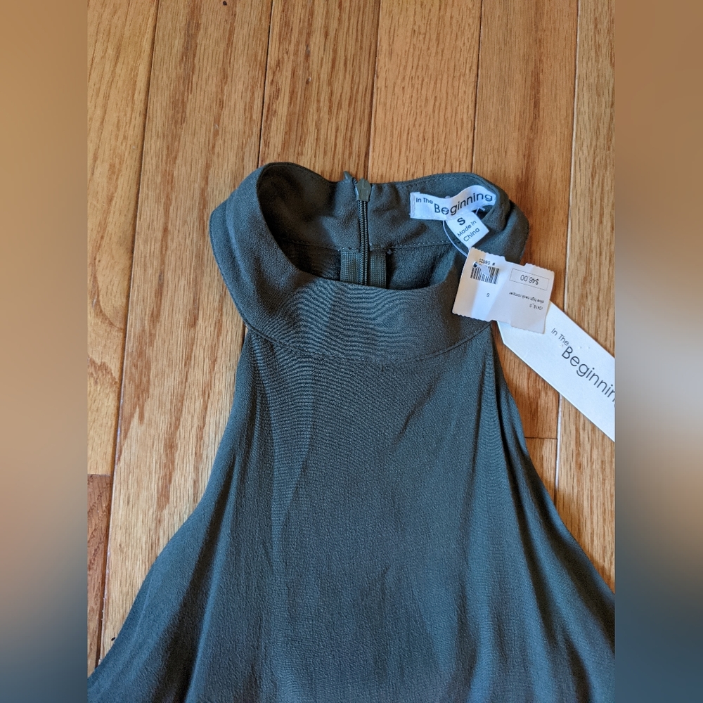 NWT olive high neck jumper romper by In the beginning - Picture 3 of 6